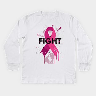 breast cancer Kids Long Sleeve T-Shirt